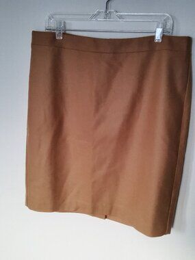 J. Crew Camel Colored Pencil Skirt size 16